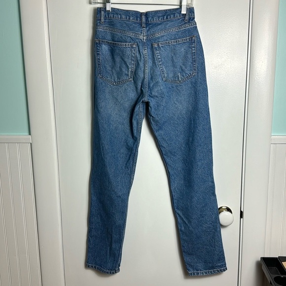 Reformation Julia High Cigarette Jeans Sonoma Destroyed Size 26 - Picture 3 of 13